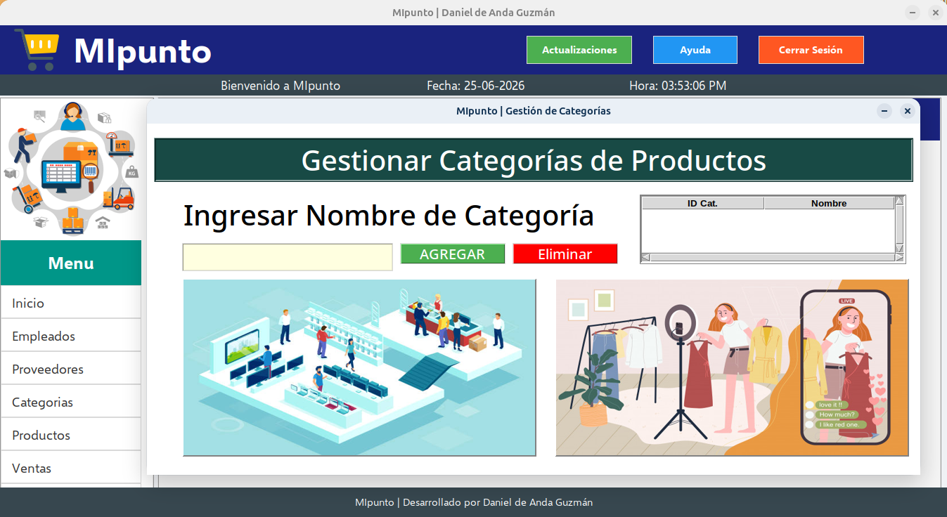 menu productos